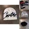 Hip Hop Style Star Pattern Beanie Knitted Cap With Acrylic Fabric And No Brim Design For Fall And Winter Wear
