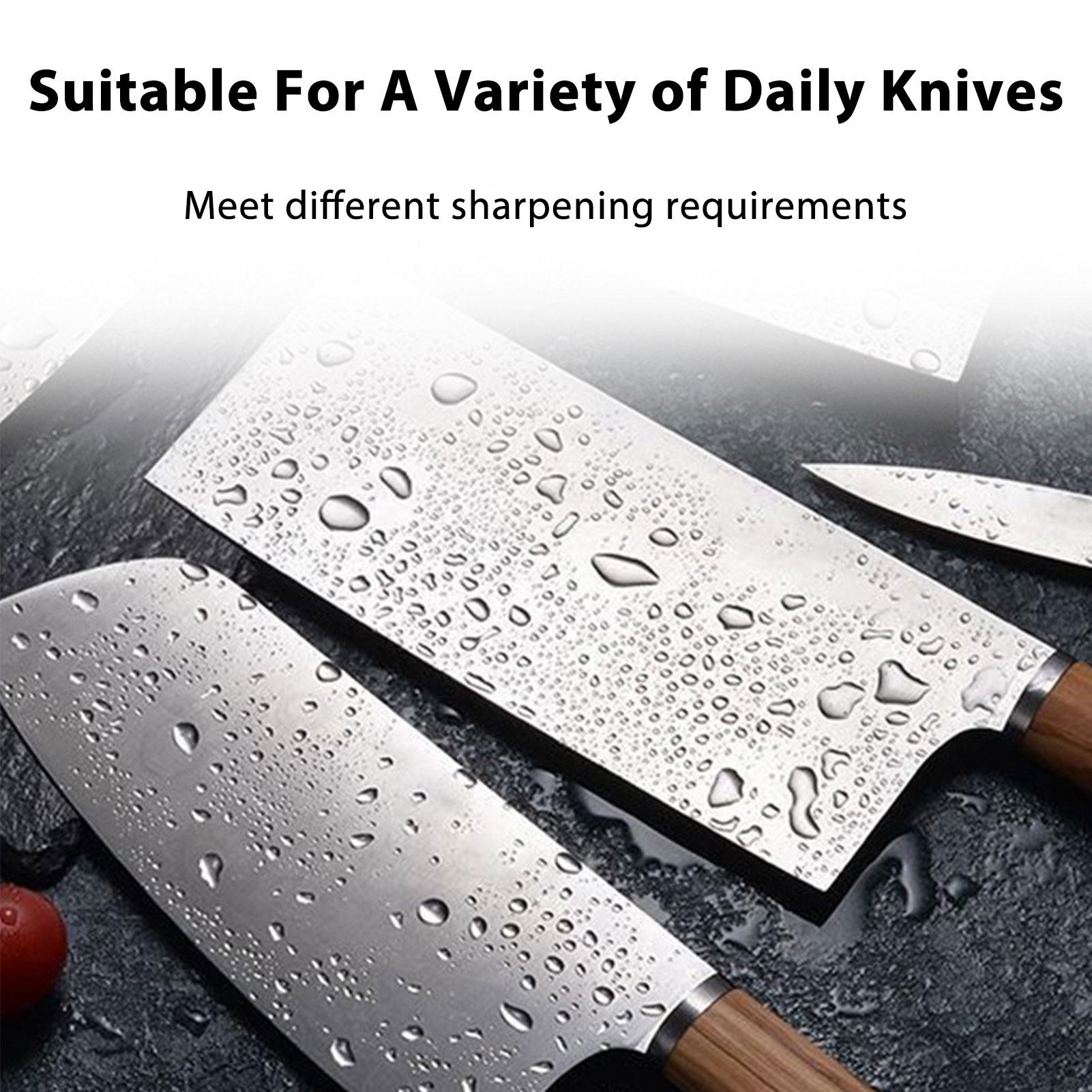 

Электрическая роликовая точилка для ножей с направляющей угла и точной регулировкой кухонный инструмент