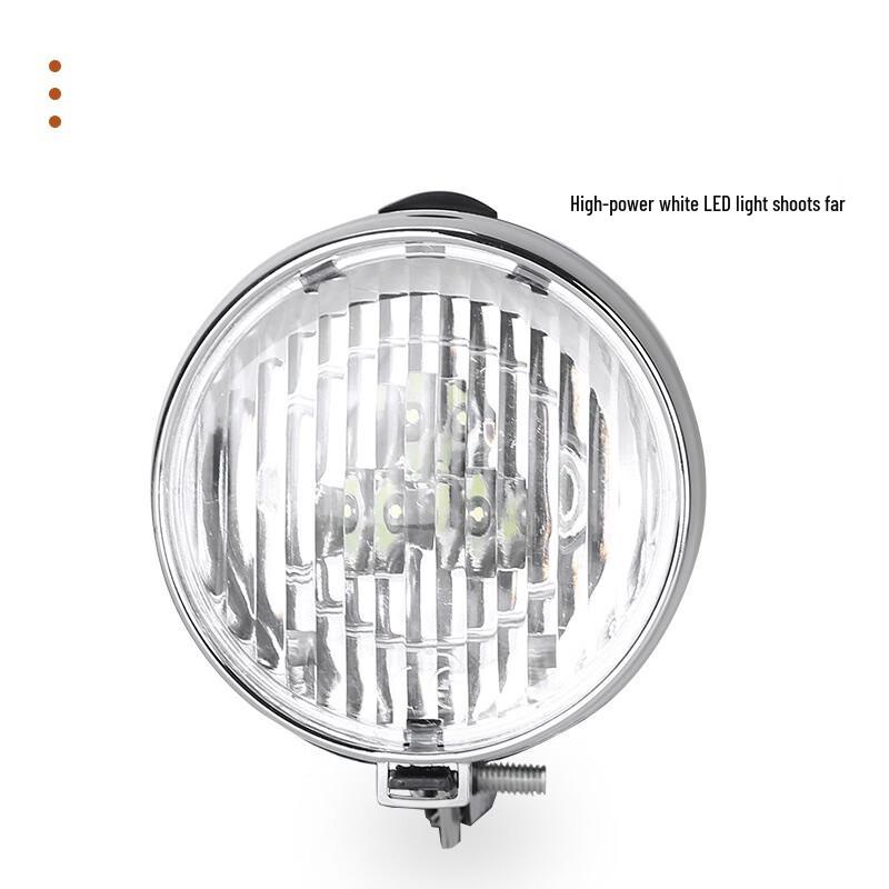 Vintage 3-LED Bicycle Headlight