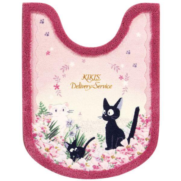 Studio Ghibli Kiki s Delivery Service Jiji Long Toilet Mat 1 PK Twilight Jiji Mat Pink Made in Japan Shipping included