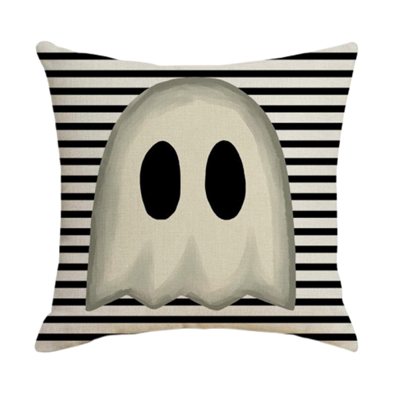

Чехлы для подушек на Хэллоуин, белые наволочки для подушек, мягкие плюшевые шерстяные наволочки для дивана, стула, дивана, спальни, гостиной, домашнего декора One Size