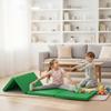ThreeFold Exercise Mat Foldable Folding Easy to Clean for Gymnasts, Yogis, Home Gym,