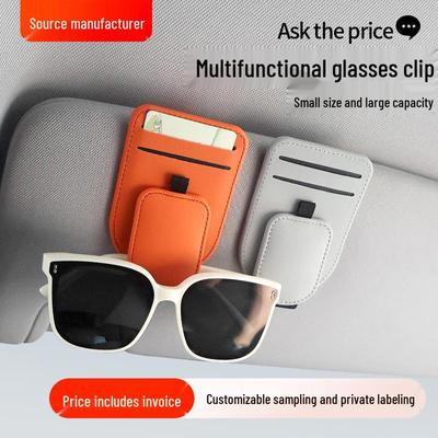 Multifunctional Sun Visor Sunglasses & Card Holder Clip