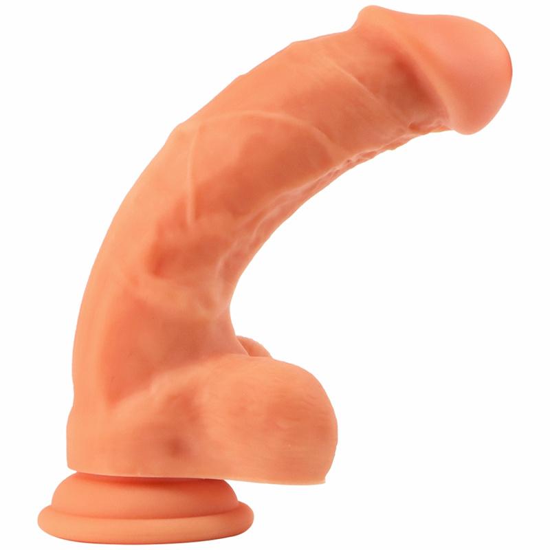 Adult Products Female Masturbation Dual Hardness Liquid Silicone Simulation Penis Manual Suction Cup False Anal Anal Plug