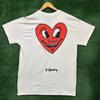 Tricou Keith Haring Inimă Mărime Mare