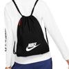 Nike Polyester Backpack Regular Unisex Black Casual