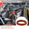1 Pcs Silicone Vacuum Tubing Hose High Temperature 15Ft 1/8" 3mm ID 3.5mm Thickness Automotive Vacuum Line 130PSI Max Pressure Red