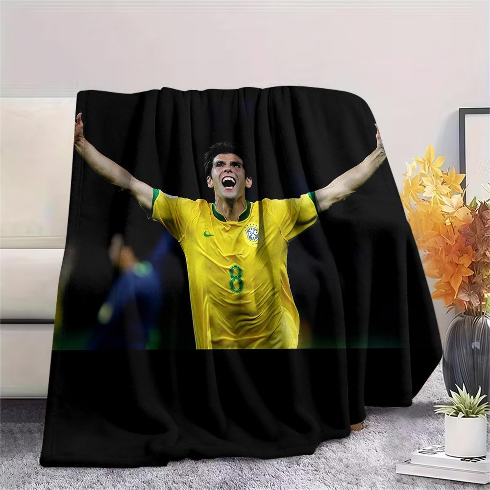 Brazilian footballer Kaká pattern Flannel Blanket, High quality Comfortable for All Seasons, Home Decor, Warmth and Comfort, Perfect for Gifts.