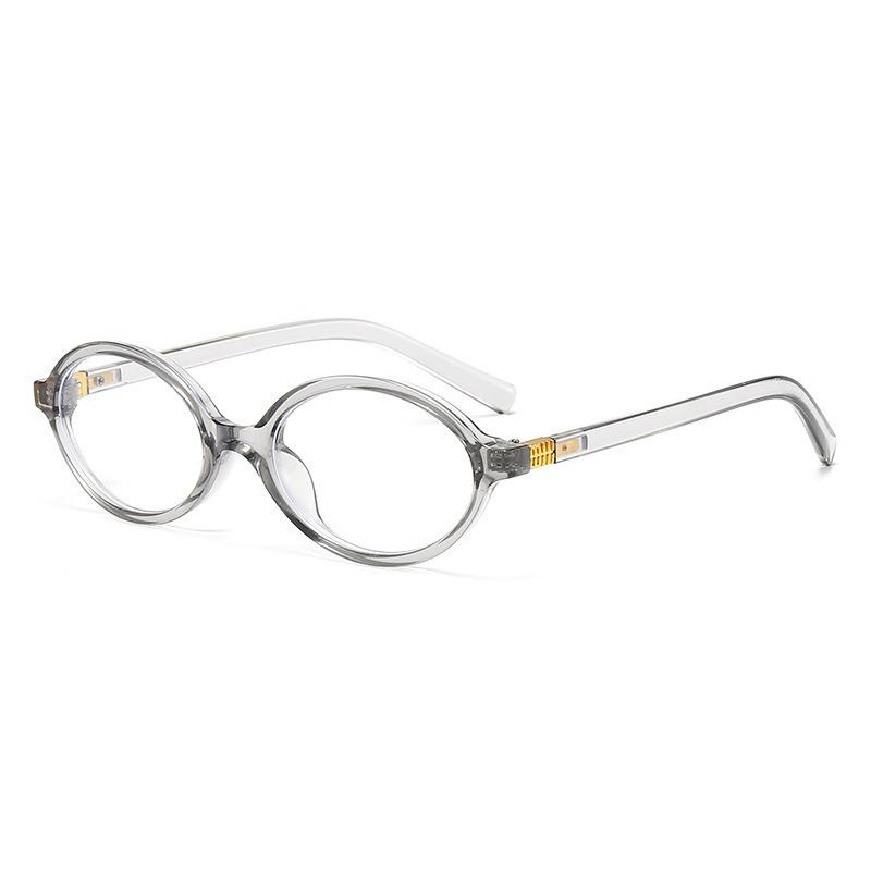 Zhang Yuanying Women's Oval Glasses - Fashionable, Versatile, Clear Lenses with Anti-Blue Light Protection