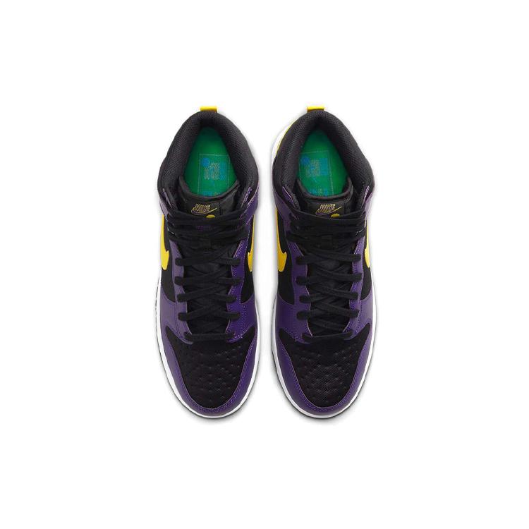 New Nike Dunk High Emb Lakers DH0642-001