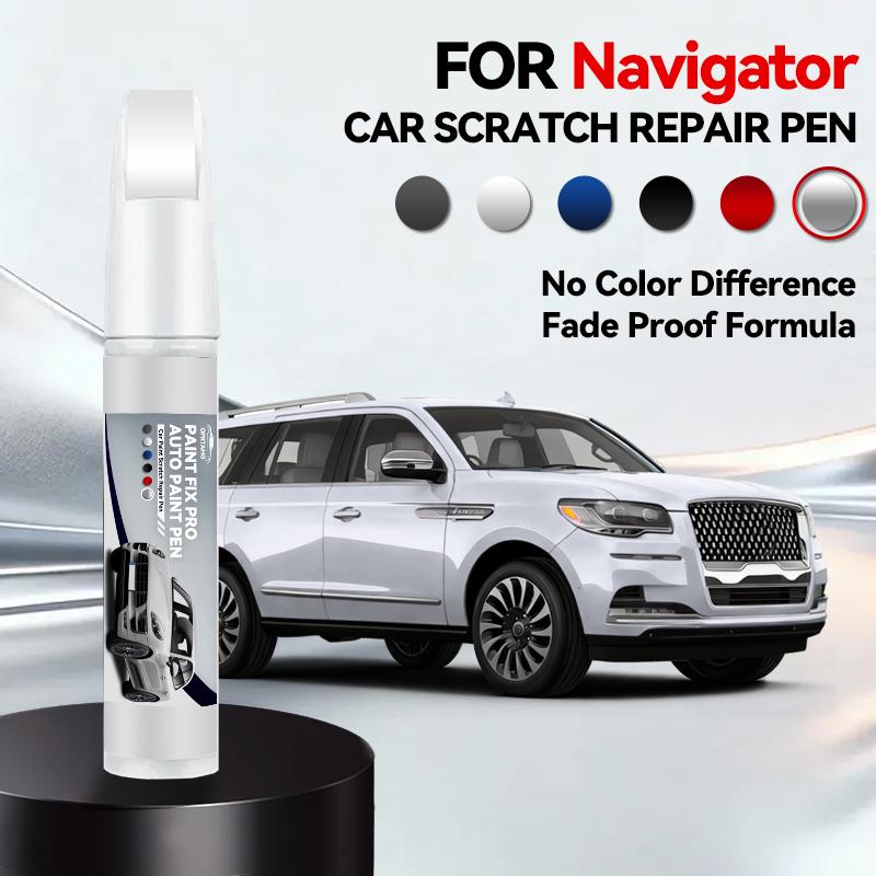 

For Lincoln Navigator 1990-2026 Paint Repair Pen Touch Up Scratch Remover DIY Auto Accessories Black White Silver Gray Blue Red срібний