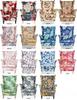 ARI PRINT Wing Chair with Footrest Scandinavian Family Meble Patterned