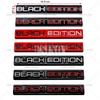 Car Styling 3D Black Edition Decorative Metal Adhesive Emblem Rear Trunk Badge Fender Sticker Body Decal Car Accessories