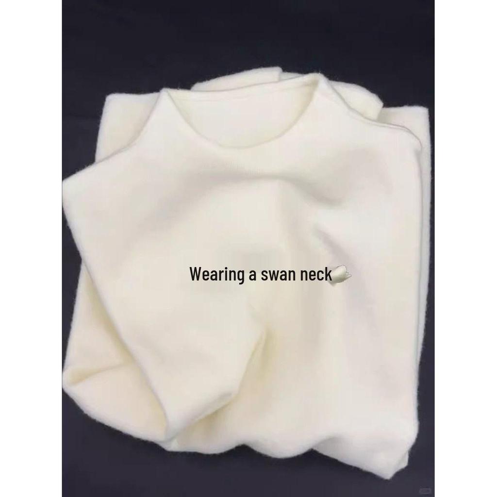 Women's 2026 Autumn High Neck Slimming Knit Top - New Style Long Sleeve Base Layer