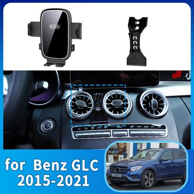 Car Mobile Phone Holder Accessories for Benz GLC X253 C253 2015 2016 2017 2018 GPS Bracket Navigation Stand Auto
