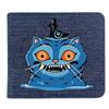Fold Denim Kpop Hunters Rumi Zoey Mira Anime Wallet Short Purse