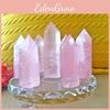 Exquisite Natural Rock Rose Quartz Crystal Point Healing Stone Obelisk Wand For Spiritual Growth