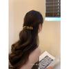 Small Pearl Banana Clip, Vertical Clip, Simple Ponytail Clip, High-end Hair Clip, Elegant Korean Hair Accessory and Headwear
