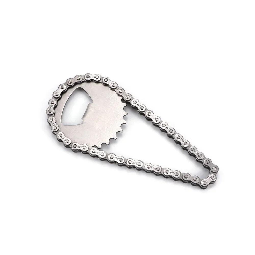 1 Pcs Creative Bicycle Chain Bottle Opener Bar Drinks Beer Tools Novelty Beer Cap Opener Kitchen Accessories