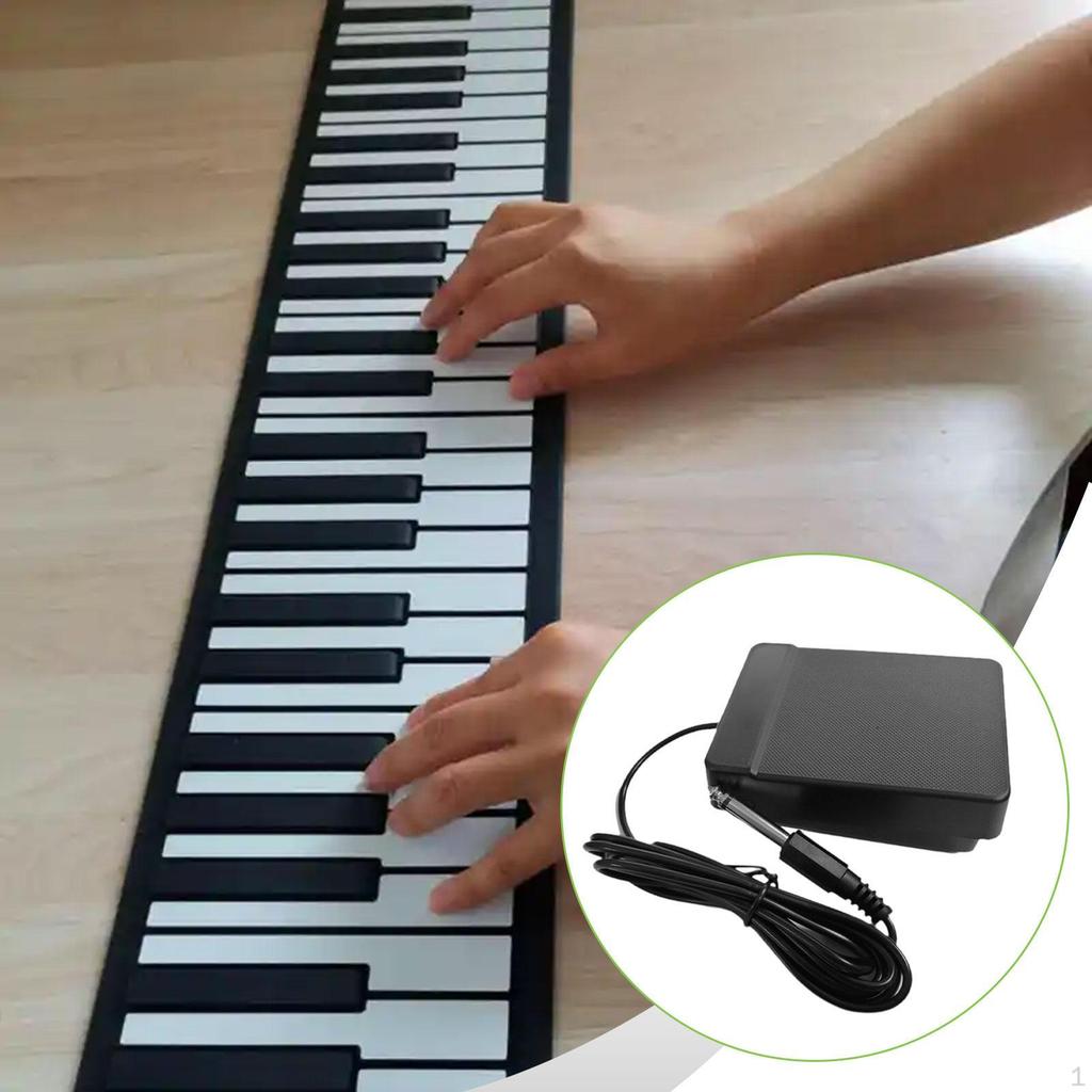 Piano Sustain Pedal Accessories Sturdy Music Instrument for Synthesizers Electric Pianos