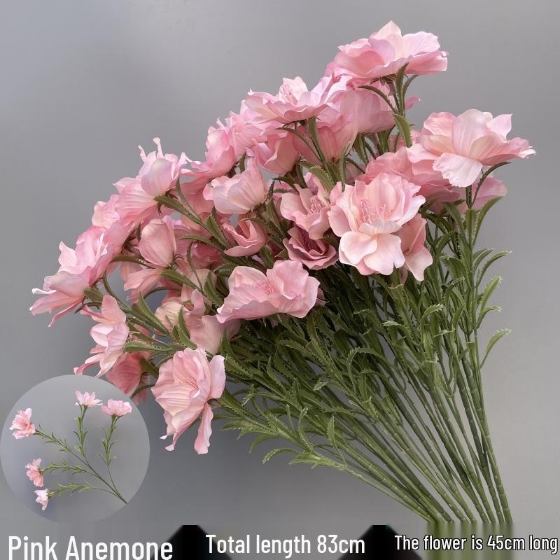 Wedding Pink Series Peony and Rose Artificial Flowers for Decorations