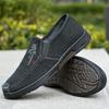 Spring New Canvas Shoes Men's Shoes Casual Shoes Breathable Soft Baseplate Shoes Non-slip and Wear-resistant One-pedal Lazy Shoes Tide