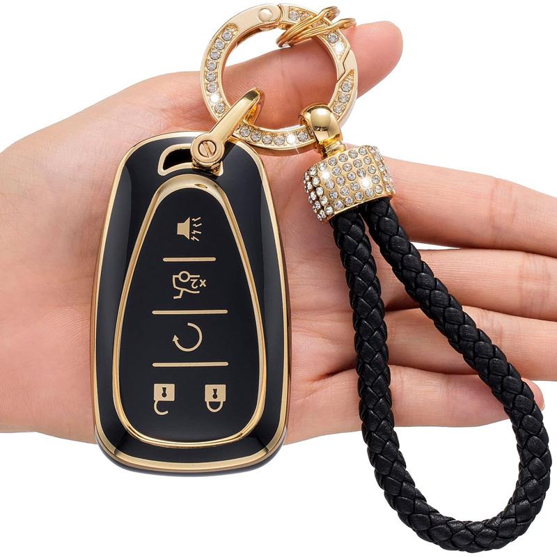Fashion Tpu 5 Buttons Car Key Case Cover For Chevrolet Chevy Malibu Camaro Cruze Traverse Sonic Volt Bolt Equinox -