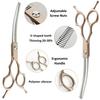 7inch Curved Chunkers Shears Stainless Steel Dog Grooming Scissors, Special Designed Pet Scissors
