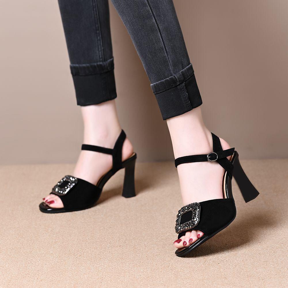 Summer Shoes High Heeled Sandals for Women's Single Shoes Women Shoes Elegant Sandals Women Pumps
