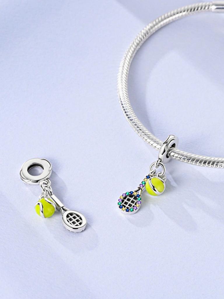 Basketball Sports Beads Charm Copper Plated Fit Charms Copperoriginal Bracelet For Jewelry Making Diy Charm