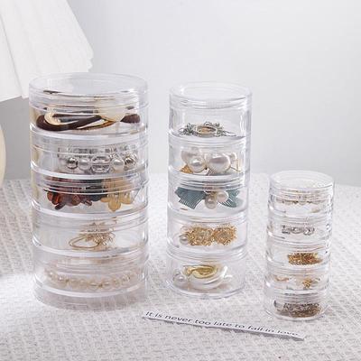 Jewelry Anti-Oxidation Portable Storage Box for Earrings and Necklaces