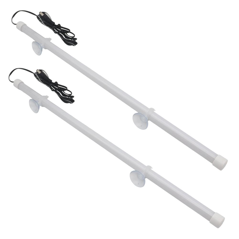 2pcs 12V White LED Interior Light Bar with Remote Controll For RV Awning Interio