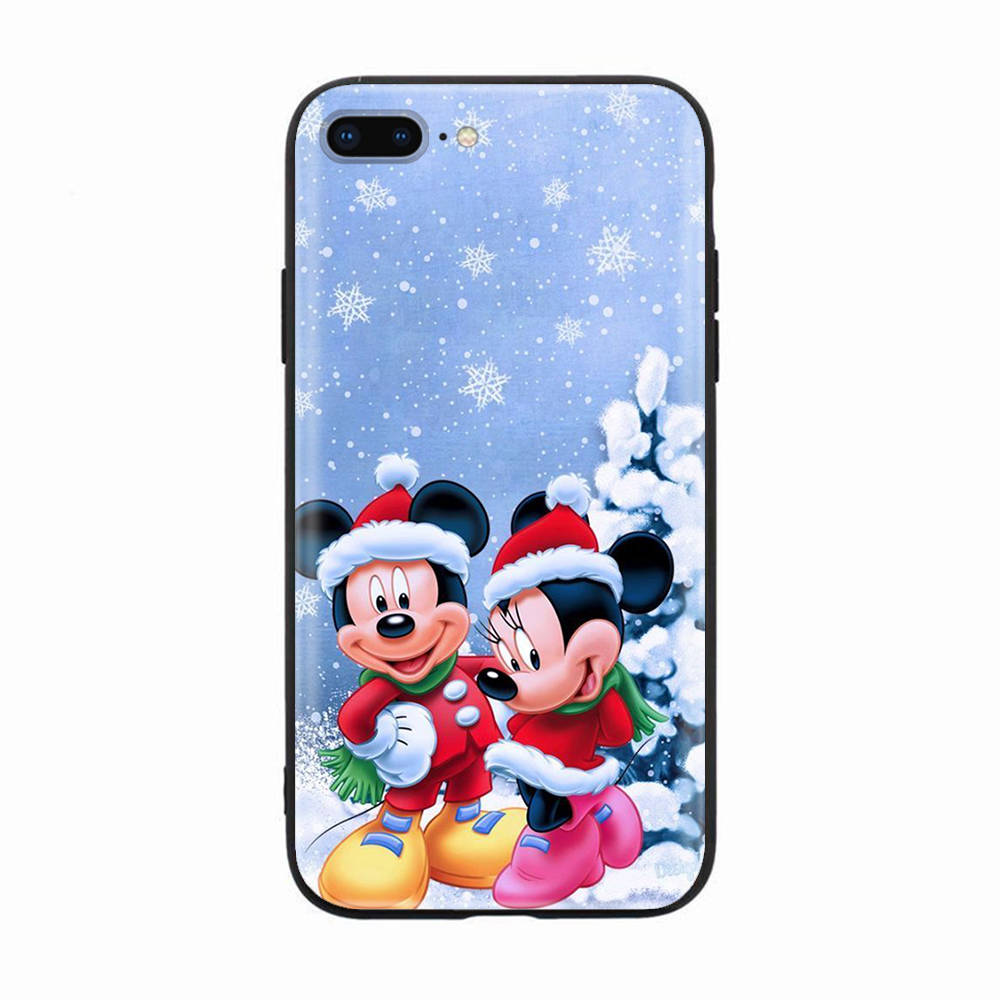 Black Case for Xiaomi Redmi 13C Note 9 iPhone XR 7 8 14 15 11 12 13 X XS Pro Max Samsung A25 S23 S24 FE Ultra Plus Christmas Xmas