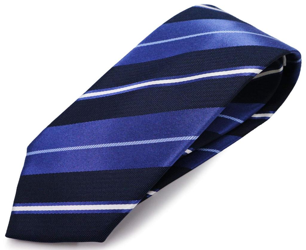 Brand Necktie Made In Japan Silk Striped Designer Multi [Michiko London] 100% (B Pattern)