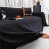 All-Season Universal Minimalist Modern Anti-Cat Scratch Non-Slip Washable Couch Cover Soft Mats  Chenille Sofa Throw Cover