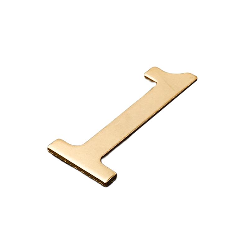 Golden Metal Door Number with Magnets 7*4cm House Number Apartment Door Number for Outdoor Hotel Home Mailbox Label