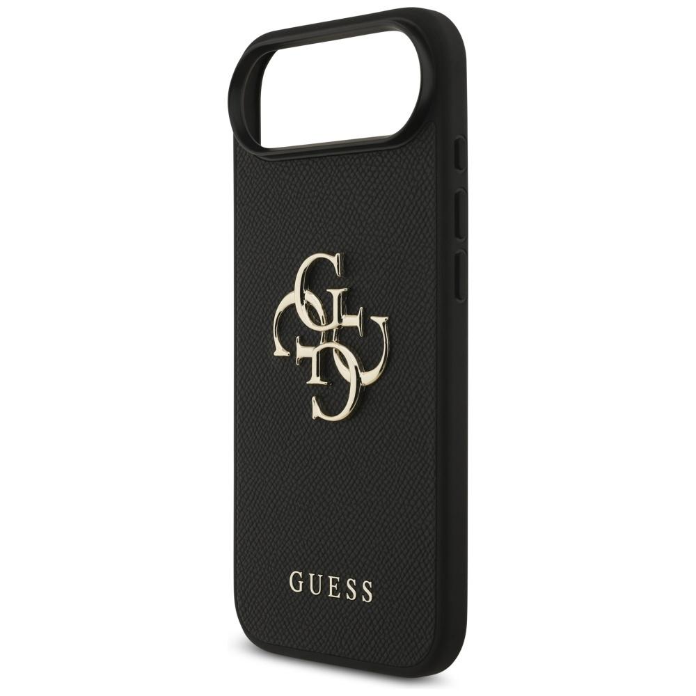 Guess Grained Big 4G & Classic Logo case for iPhone Air black