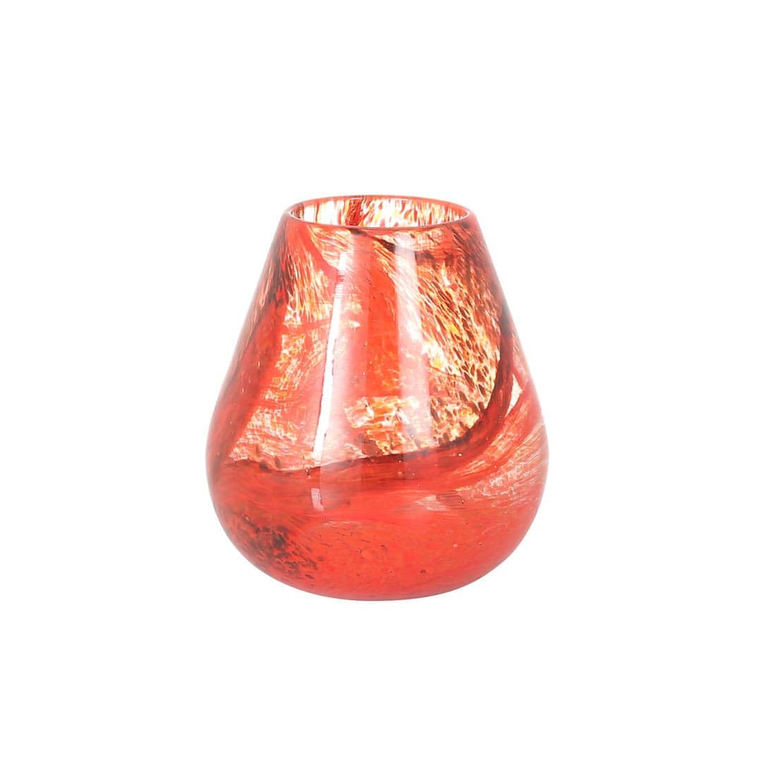 Dulton Vase Flower Vase 160 ORANGE Height 160mm GLASS VASE 160 CIELO ORANGE 135mm RN-0771CS/OR оранжевый