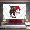 Cristiano Ronaldo Portugal Number 7 Holding Flag World Cup 2026 Wall Tapestry Soccer Legend Fan Decor for Bedroom Man Cave Gift