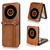 Custodia in Pelle per Telefono ZTE Nubia Flip G Copertina Portafoglio Con Cordino Porta Carte Funda Coque