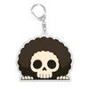 For OPTCG Card Keychain Luffy Nami Nico Brook Backpack Pendant Anime Game Fans Gift Recycled Acrylic Decoration Rare Card Toy