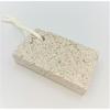 Domestic Natural Pumice Stone, Square, with String, Exfoliating, Coarse Grain, from Ibusuki Coast