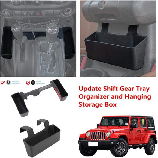 New Car Armrest Storage Box Gear Shifts Organizer Tray Container Stowing Tidying
