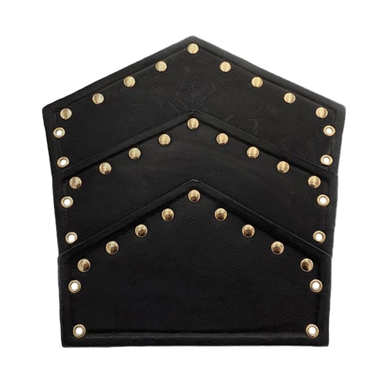 Vintage Renaissances Arm Guards Viking Arm Bracer Three-layer Rivet Faux Leather Arm Armors Costume Stage Props 1