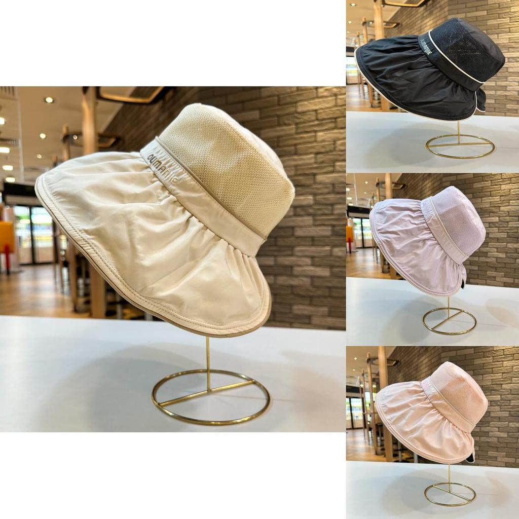 Adjustable Wide Brim Sun Hat Women's Fashionable Commute Spring Big Brim Mesh Hat