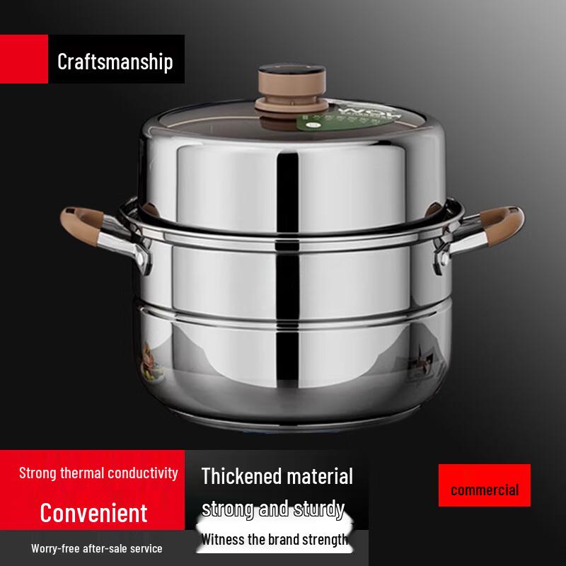 SULLE Stainless Steel Steamer with Electronic Timer