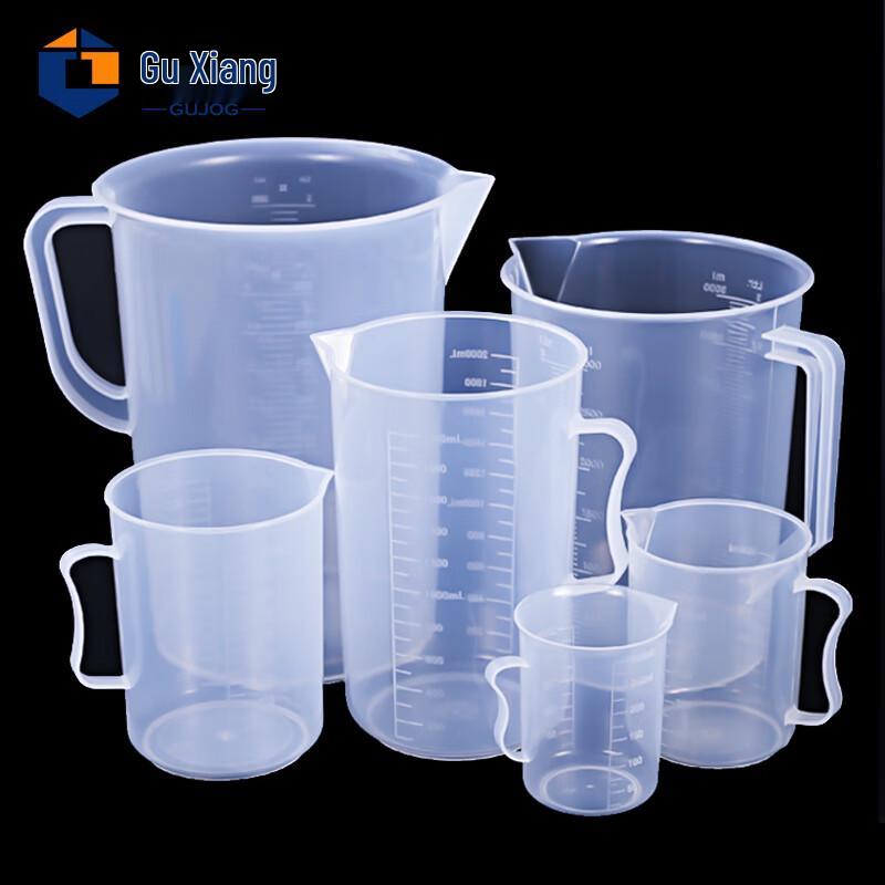 Transparent Plastic Measuring Cup with Scale