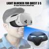 Vhodné pro Meta Quest 3s Silikonová nosní podložka blokující světlo