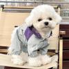 Pet Waterproof Raincoat Four-legged Work Jacket Patchwork Windproof Cat Dog Coats Jackets Keep Warm Jumpsuit Coats Accessories