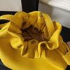 Lychee Pattern Drawstring Bucket Bag Women's Crossbody Shoulder Bag